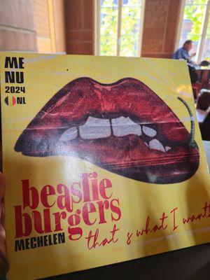Menu at Beastie Burgers in Mechelen