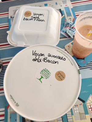 Amazing vegan food at Seascape Cafe in Chapel St Leonards