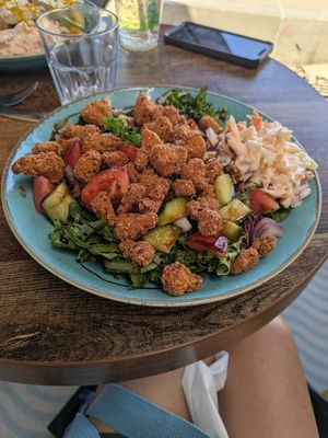 Crispy Cauliflower salad at Seascape Cafe in Chapel St Leonards