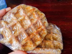 $1 frozen vegan/gluten free waffles to go at Waffle Me Up in Boise