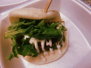 The vegan bun — appetizer is amazing! Must get!  at JINYA Ramen Bar in Atlanta