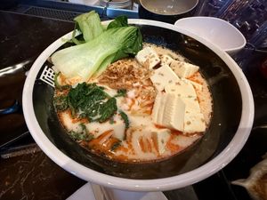 Vegan Creamy Tofu Ramen with Bok Choy  at JINYA Ramen Bar in Atlanta