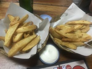 Fries at Maya Burger Queen in Pai