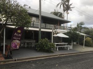 From outside at Cafe Angourie in Angourie