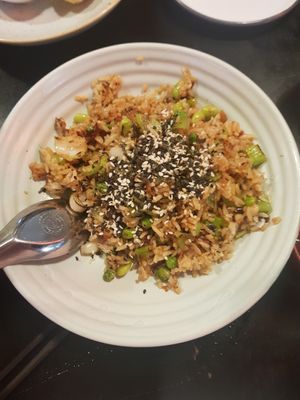 Vege fried rice at Mr Go's in Wellington