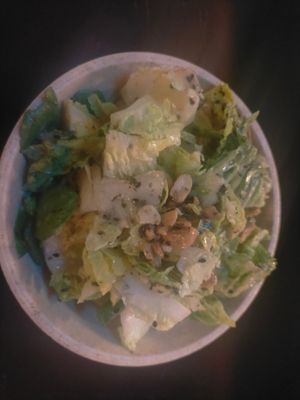 Avocado and Nari salad at Mr Go's in Wellington