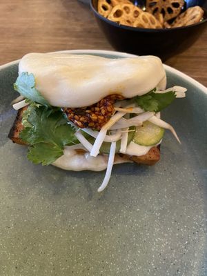 Peanut butter tofu bao  at Rice Boi in Sunshine Coast