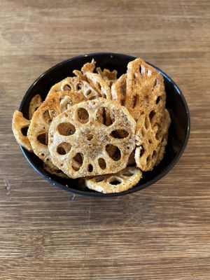 Lotus chips  at Rice Boi in Sunshine Coast