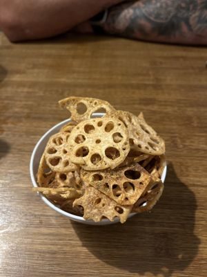Lotus Chips  at Rice Boi in Sunshine Coast