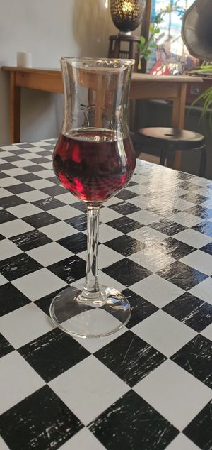 Ginja at Do Vigário Pub and Records in Lisbon