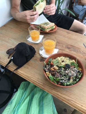 Couscous salad at Do Vigário Pub and Records in Lisbon
