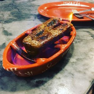 Tofu chorizo at Do Vigário Pub and Records in Lisbon