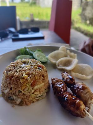 Nasi Goreng at Pissari Bali Cafe in Ubud