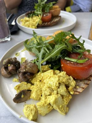 The big vegan breakfast   at Suka Espresso in Pecatu