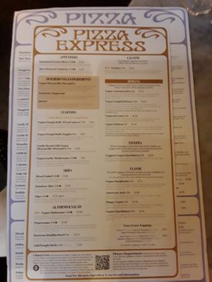  at Pizza Express - Leadenhall Market in London