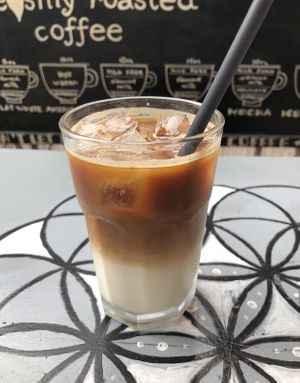 Iced Oat Latte  at Coffee Circus in Bugibba