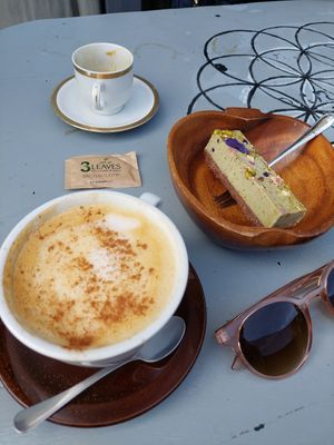 Specality coffee with oat milk and many other vegan opcions. at Coffee Circus in Bugibba