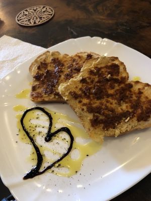 Sundried and hummus toatie at Coffee Circus in Bugibba