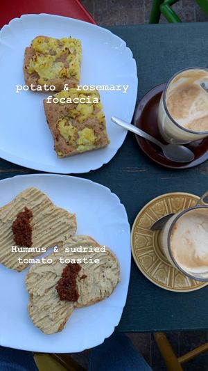 Focaccia & toastie  at Coffee Circus in Bugibba