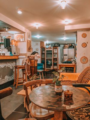 Cozy space at Coffee Circus in Bugibba