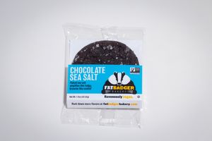 Dark cocoa and chocolate chips at Fat Badger Bakery in Pipersville