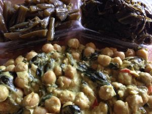 Chick peas anyone  at Senbeb Cafe in Washington