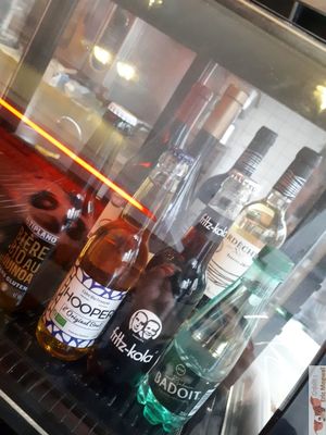 Drinks at VeganBioBurger in Paris