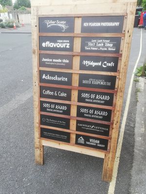 Gauntlet at Pyramid Vegan Cafe & Bakery in Glastonbury