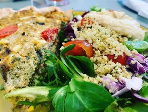   at Pyramid Vegan Cafe & Bakery in Glastonbury