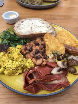 Breakfast   at Pyramid Vegan Cafe & Bakery in Glastonbury