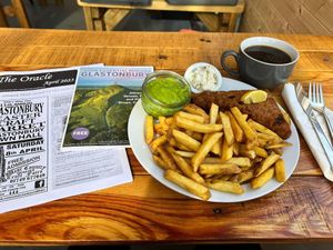   at Pyramid Vegan Cafe & Bakery in Glastonbury