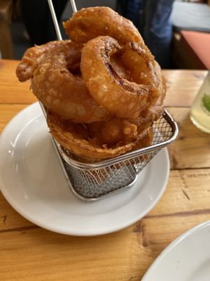 Onion Rings   at Pyramid Vegan Cafe & Bakery in Glastonbury