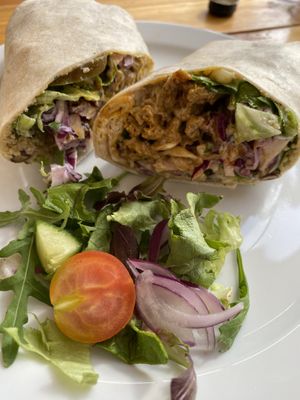 Kebab Wrap   at Pyramid Vegan Cafe & Bakery in Glastonbury
