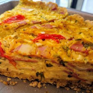 G/F VEGAN QUICHE at Pyramid Vegan Cafe & Bakery in Glastonbury