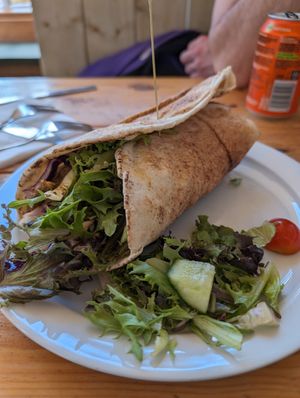 Kebab at Pyramid Vegan Cafe & Bakery in Glastonbury