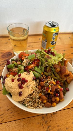   at Pyramid Vegan Cafe & Bakery in Glastonbury