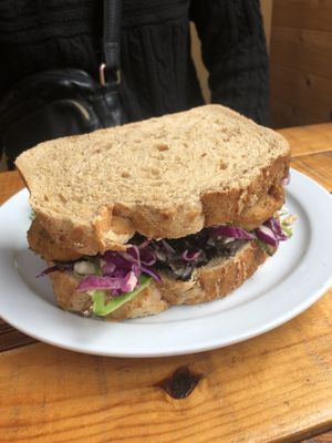   at Pyramid Vegan Cafe & Bakery in Glastonbury