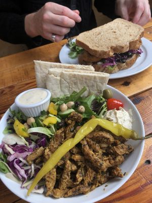   at Pyramid Vegan Cafe & Bakery in Glastonbury