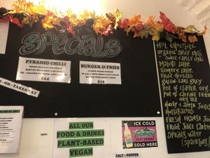   at Pyramid Vegan Cafe & Bakery in Glastonbury