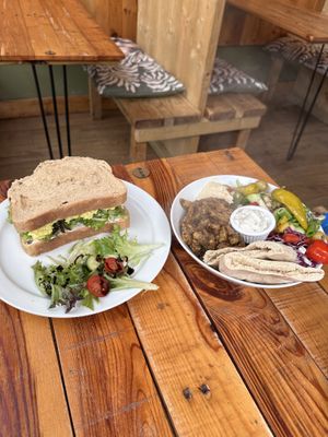   at Pyramid Vegan Cafe & Bakery in Glastonbury