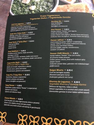 They say they can veganise everything   at Ashoka Indian Tandoori Restaurante in Lagos