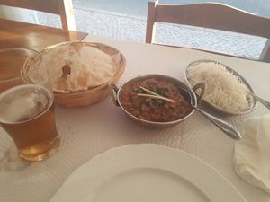 Curry de beringela assada at Ashoka Indian Tandoori Restaurante in Lagos