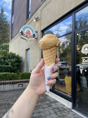 Pumpkin pie (plant based of course)  at Rocky Point Ice Cream in Port Moody