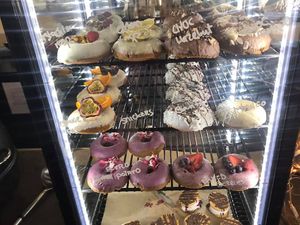AMAZING gluten free, refined sugar free, baked vegan donuts! (even better than regular donuts!) at Mini Me Mango in Bundoora