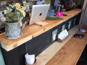 So small inside. Just 4 seats. at Poe Poe in Yokohama