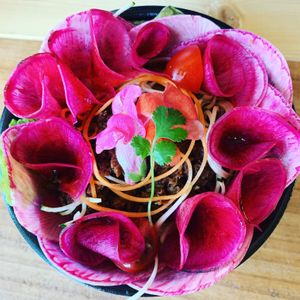 Soy meat soy soya at Poe Poe in Yokohama