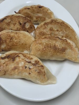 Vegetable dumplings 390 yen at Poe Poe in Yokohama