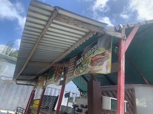 the shack  at Lion's Share Cafe in Bridgetown