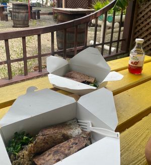   at Lion's Share Cafe in Bridgetown