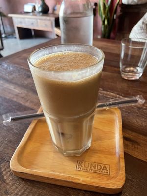 Iced Moccha at Kunda Vegan Vegetarian in Chiang Rai